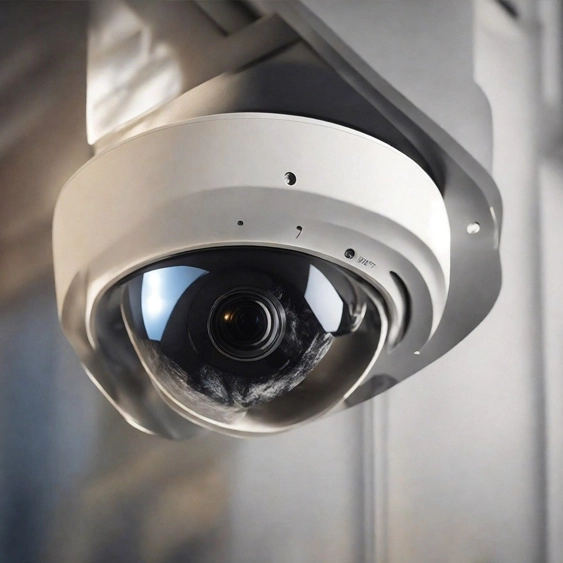 High-definition security surveillance camera for commercial and industrial monitoring by EuroTSI