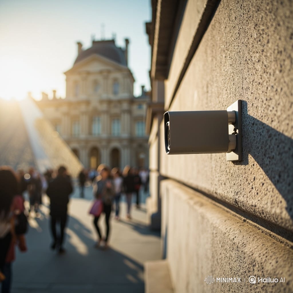 Team of engineers configuring surveillance and access control systems