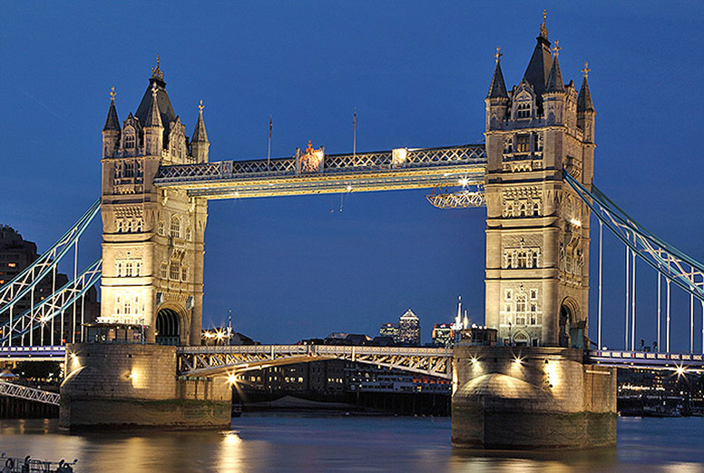 The historic Tower Bridge in London representing iconic European architecture