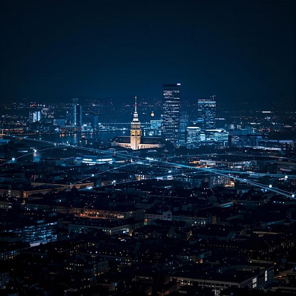 EuroTSI engineer installing professional alarm system for corporate security solutions