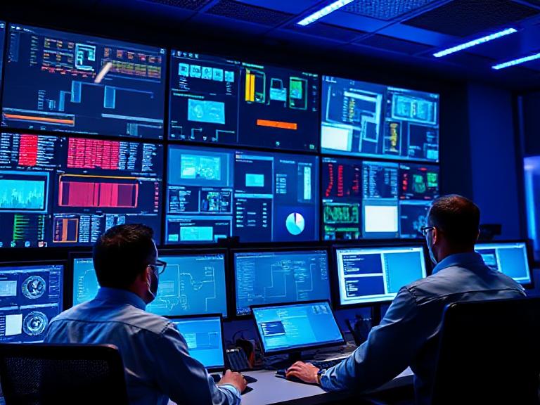 EuroTSI technician installing professional CCTV camera for building security in Seville