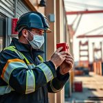 EuroTSI engineer testing alarm and surveillance system performance in control room