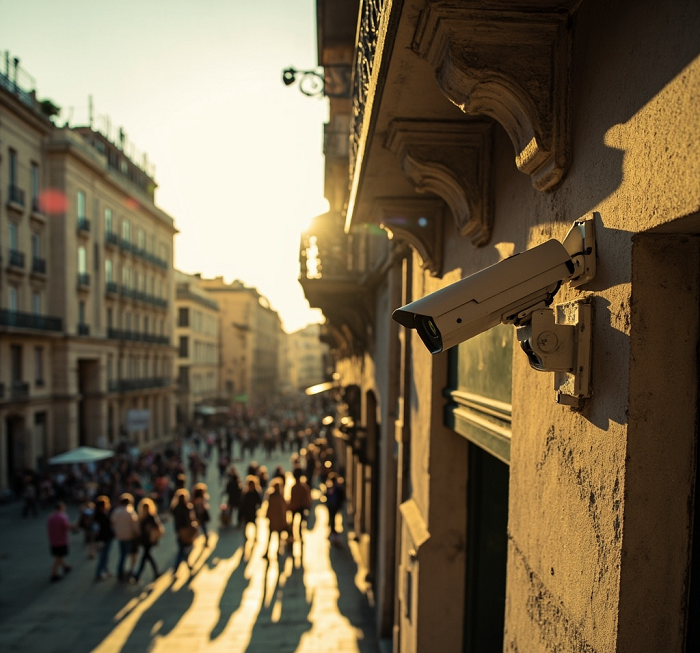 EuroTSI CCTV installation at logistics site in Madrid Valdemoro for advanced warehouse surveillance