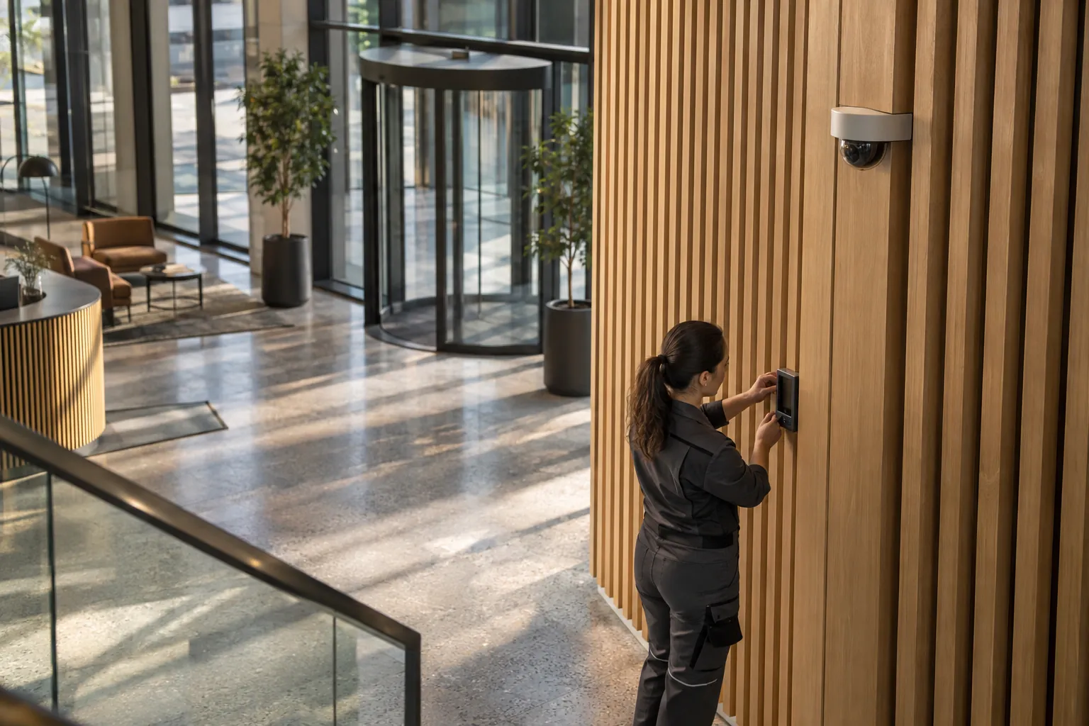 Installed commercial security and network infrastructure