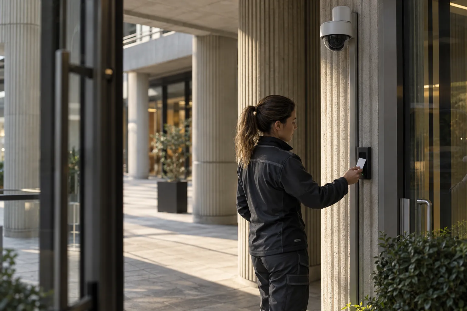 Installed commercial security and network infrastructure