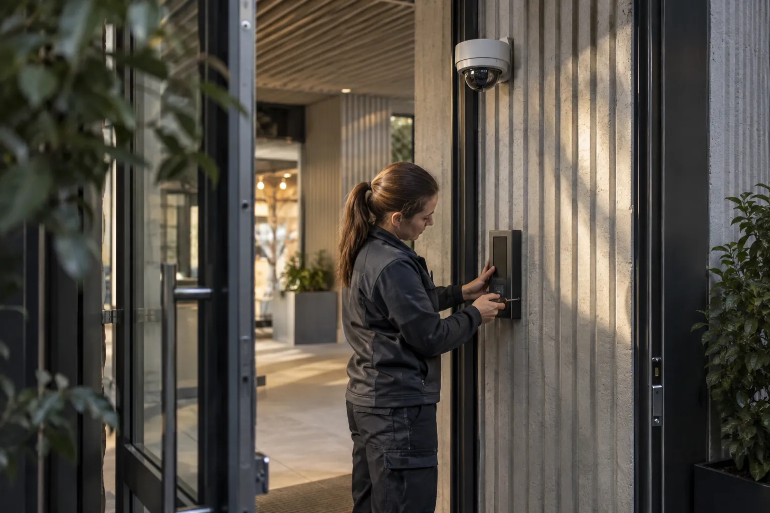 Installed commercial security and network infrastructure