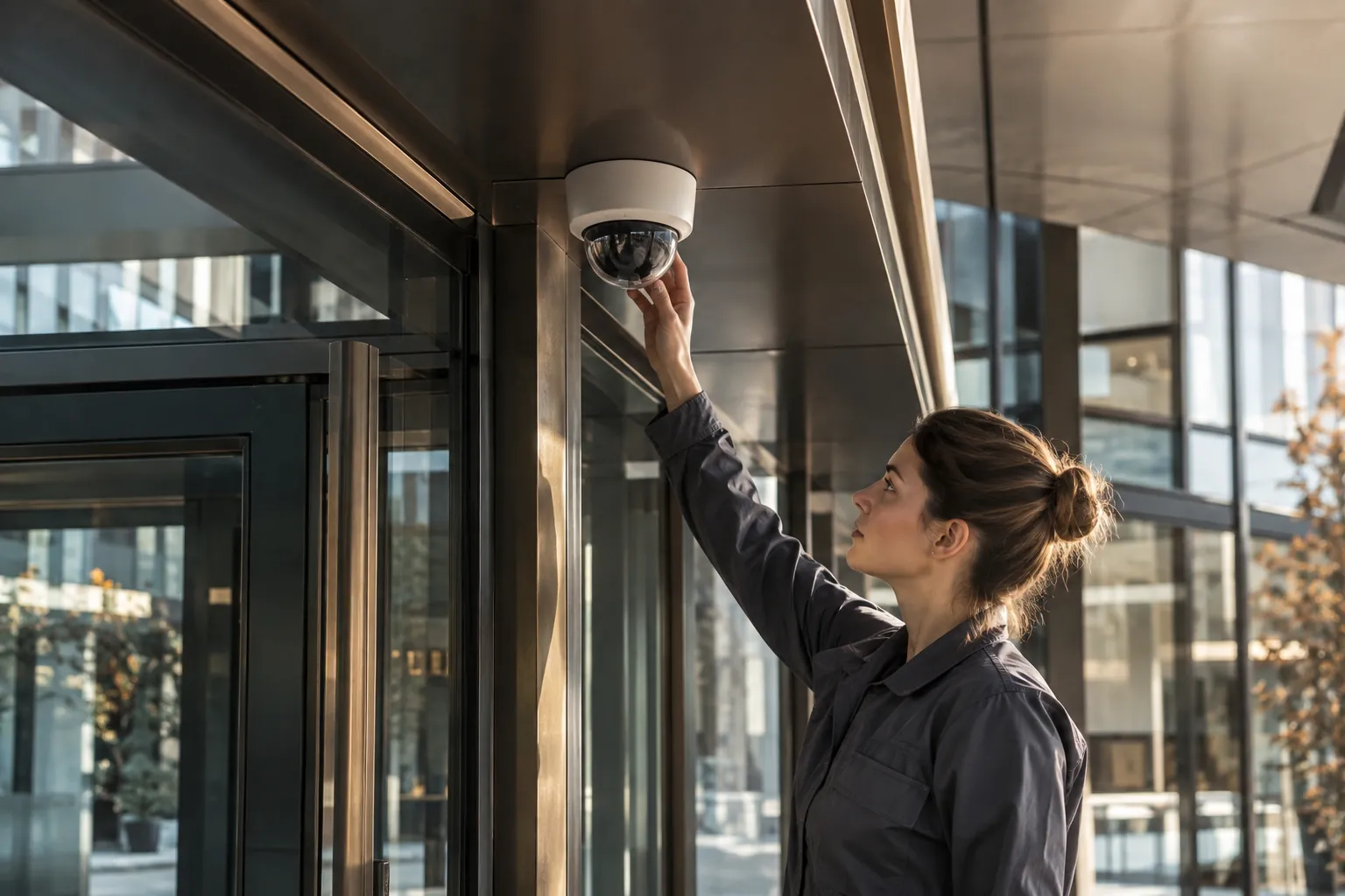 Installed commercial security and network infrastructure