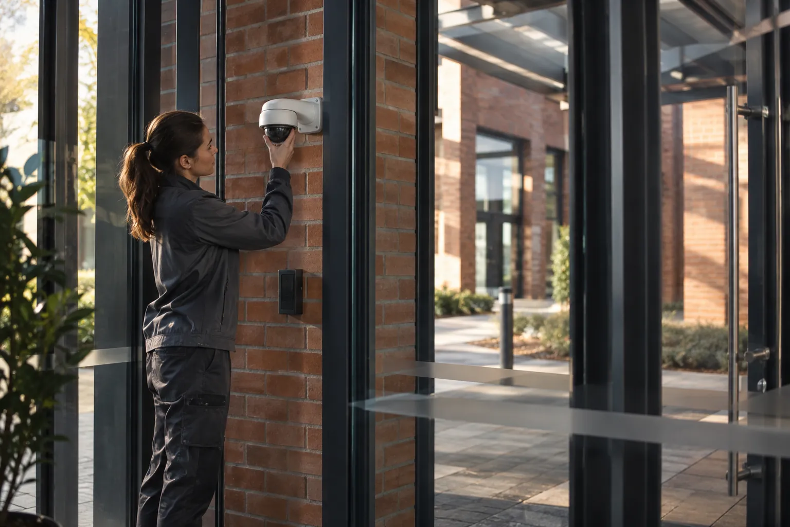Installed commercial security and network infrastructure