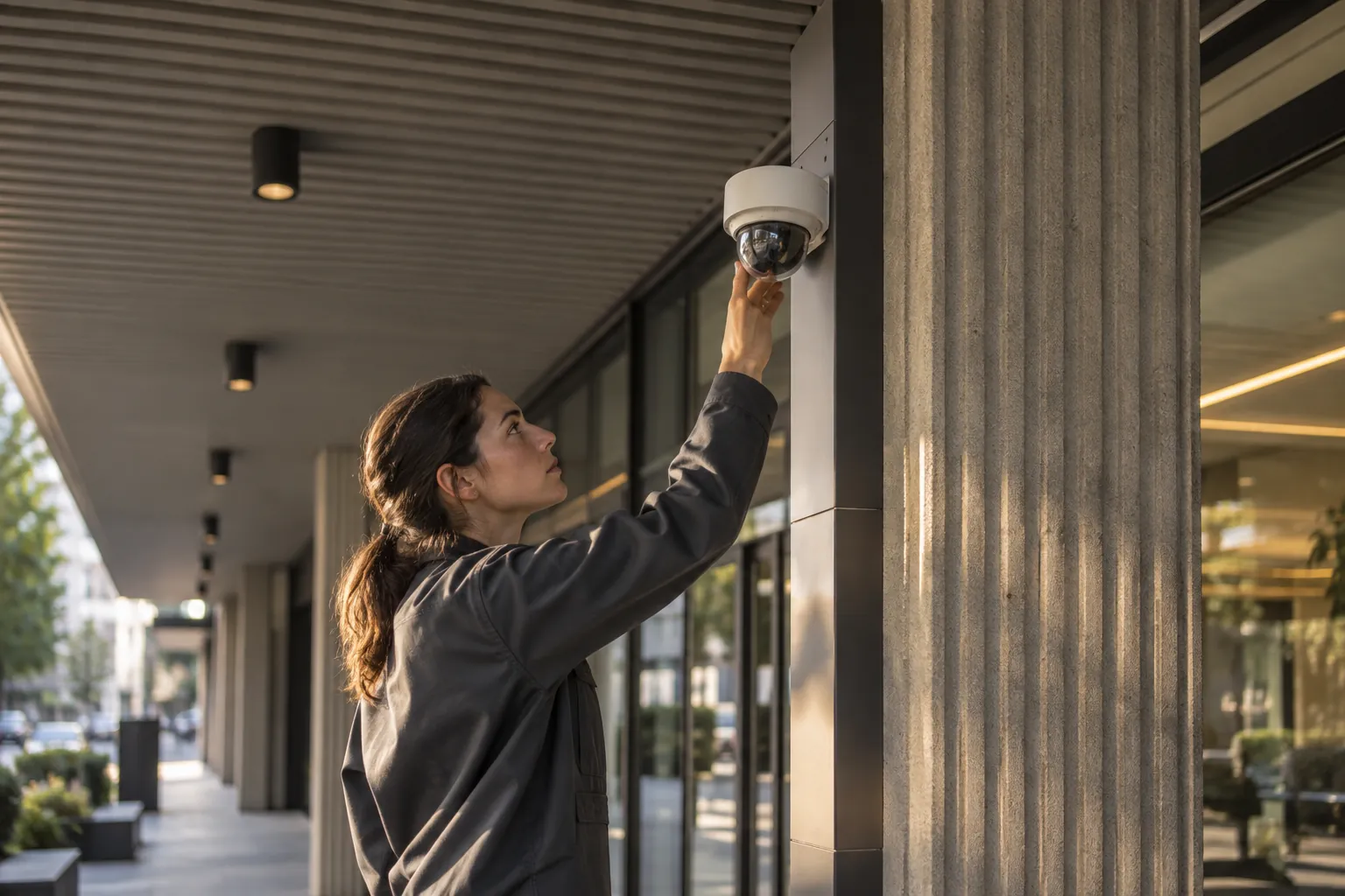 Installed commercial security and network infrastructure