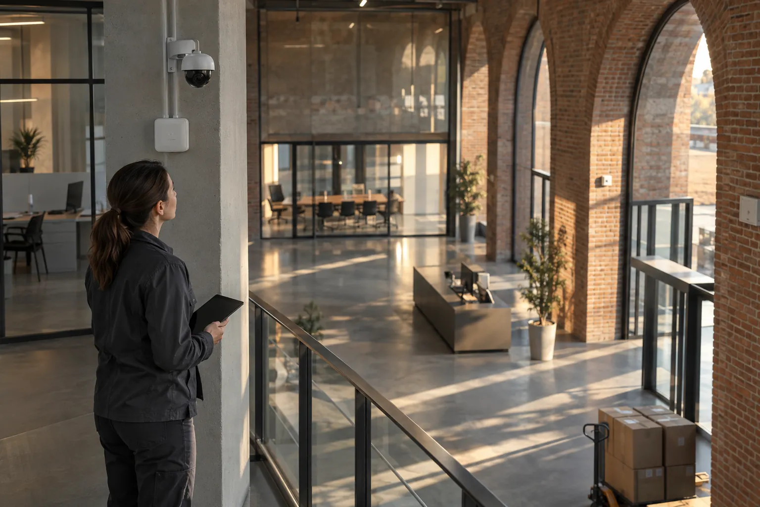 Installed commercial security and network infrastructure