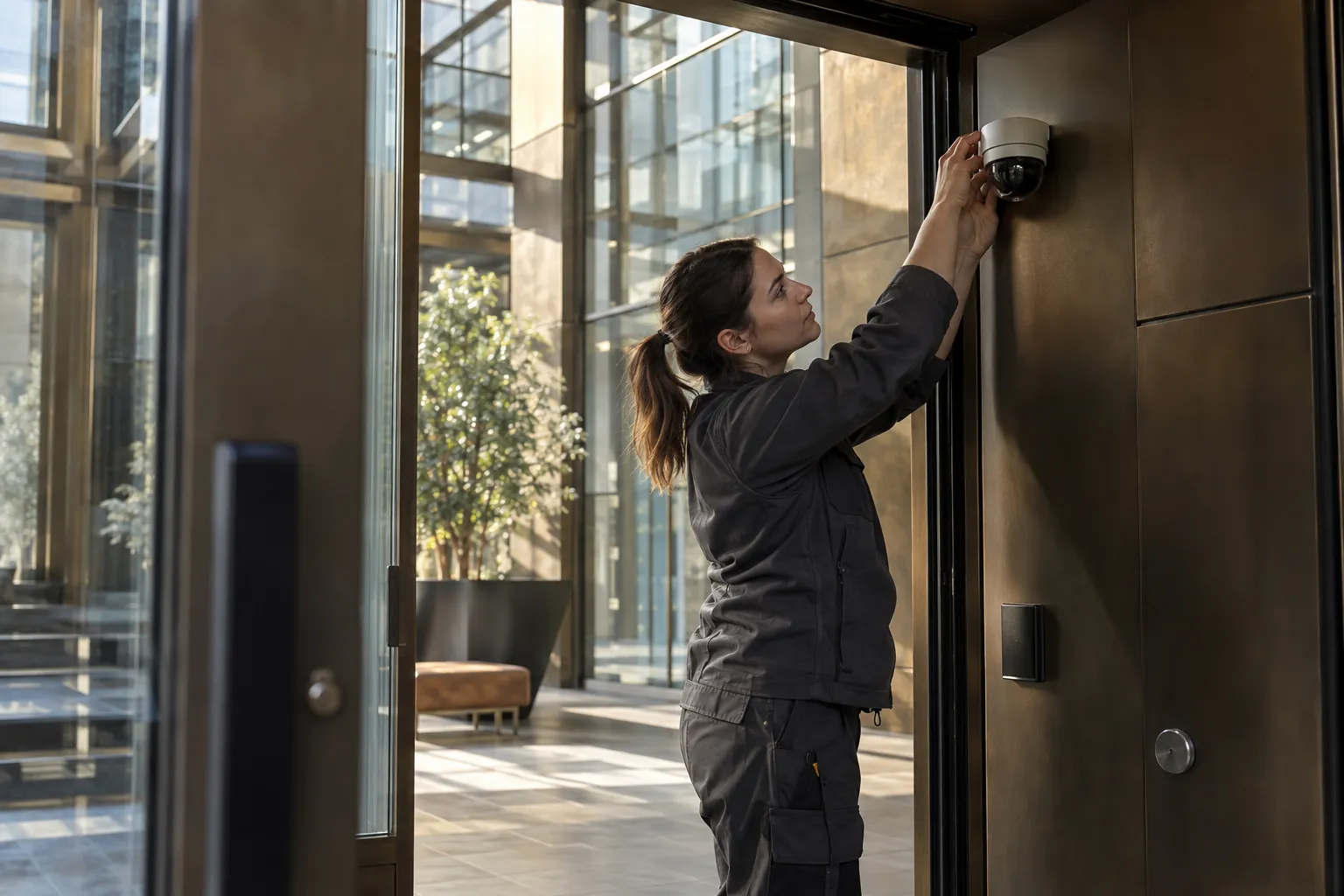 Installed commercial security and network infrastructure