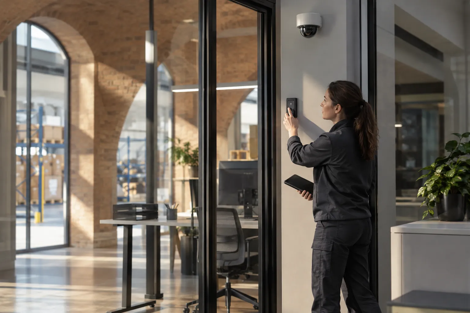 Installed commercial security and network infrastructure
