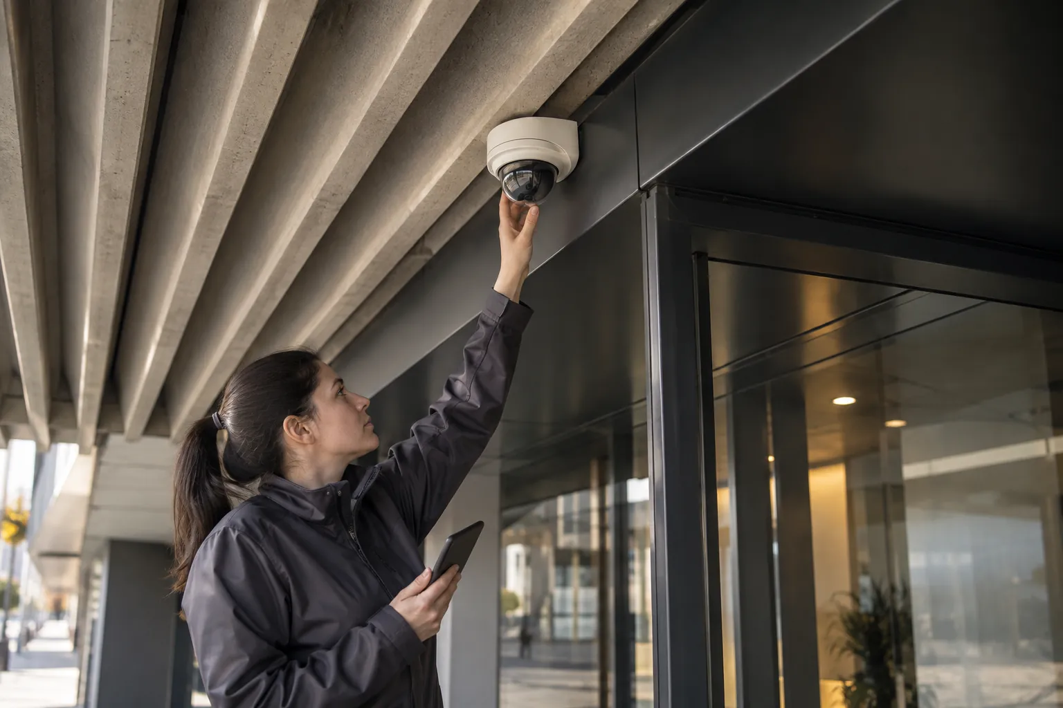 Installed commercial security and network infrastructure