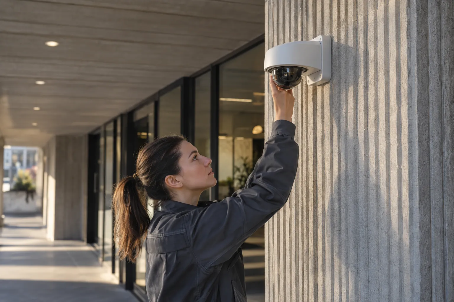 Installed commercial security and network infrastructure