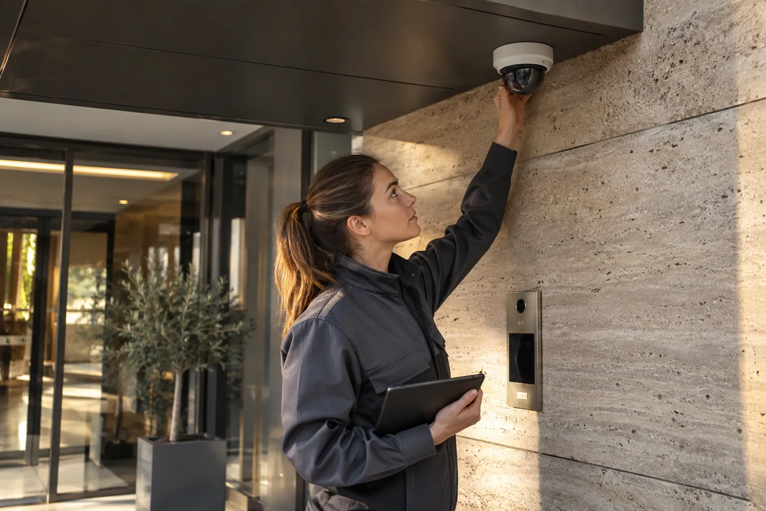 Installed commercial security and network infrastructure