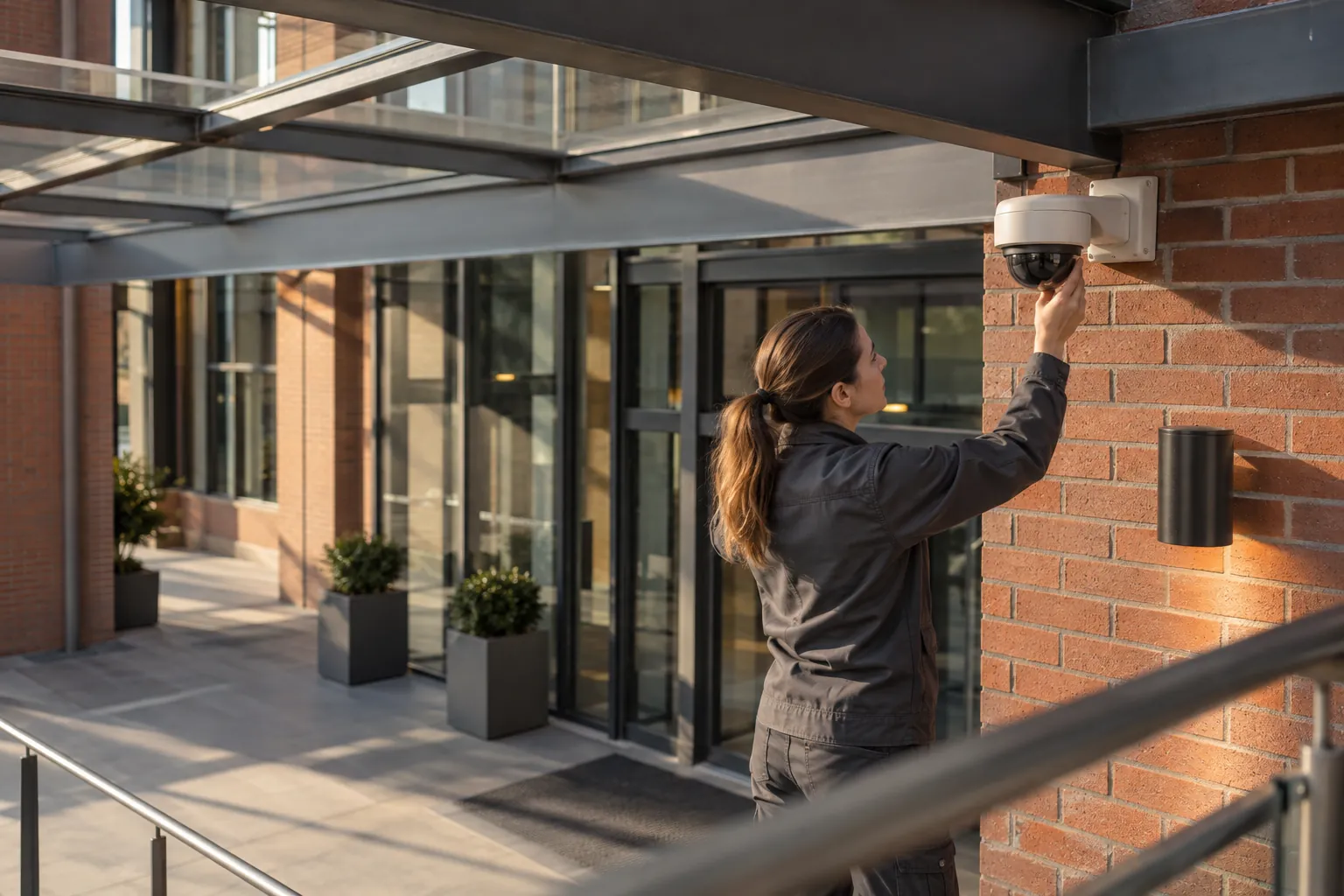Installed commercial security and network infrastructure