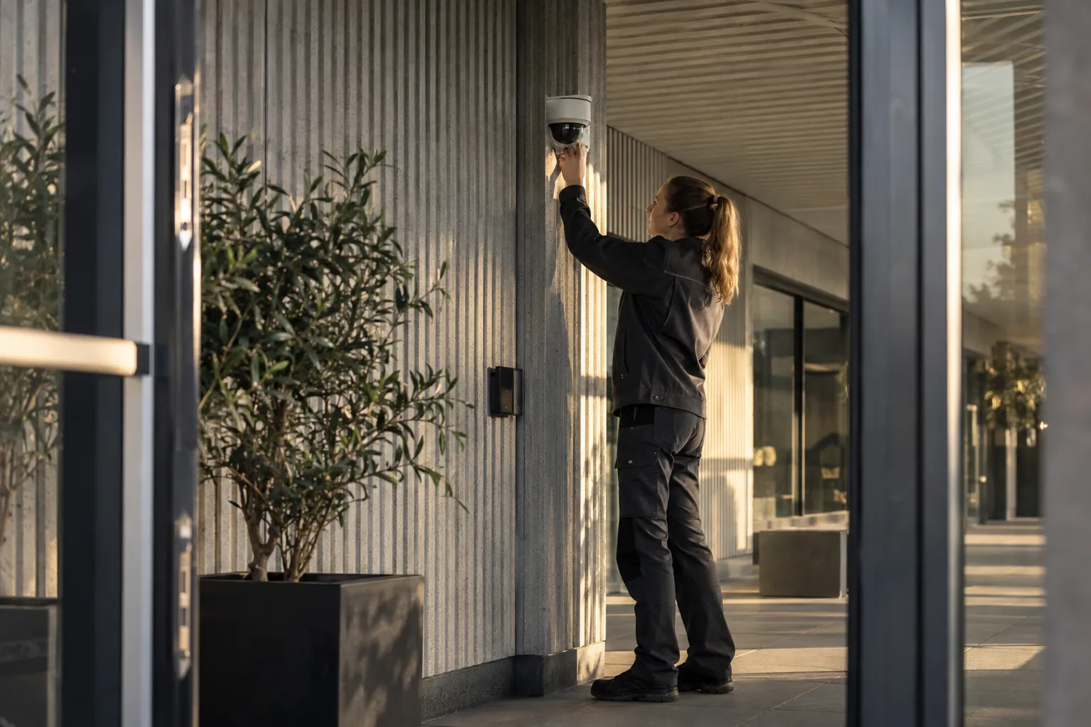 Installed commercial security and network infrastructure