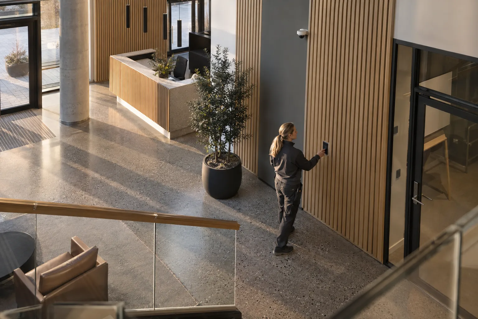 Installed commercial security and network infrastructure