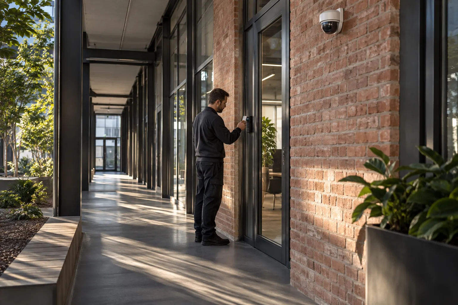 Installed commercial security and network infrastructure