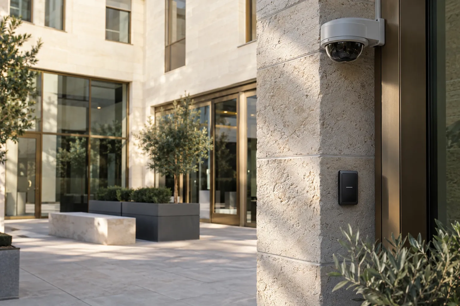 Installed commercial security and network infrastructure