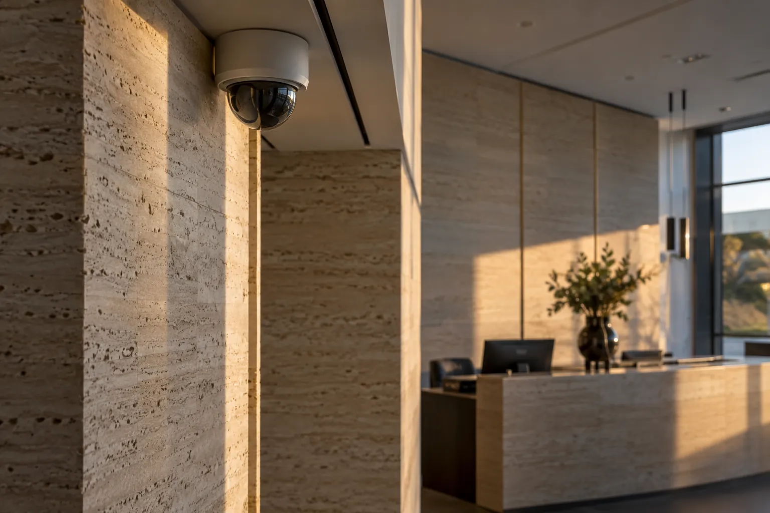 Installed commercial security and network infrastructure