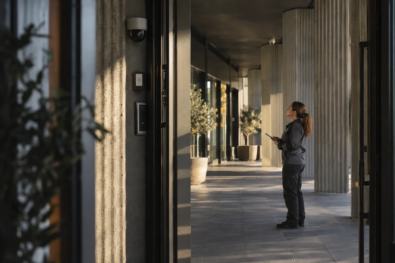 Installed commercial security and network infrastructure