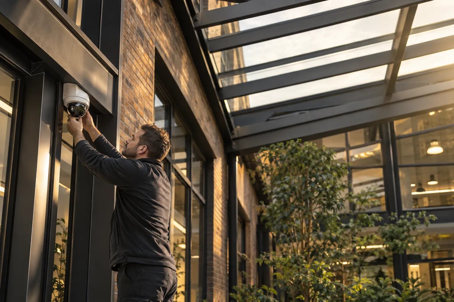 Installed commercial security and network infrastructure