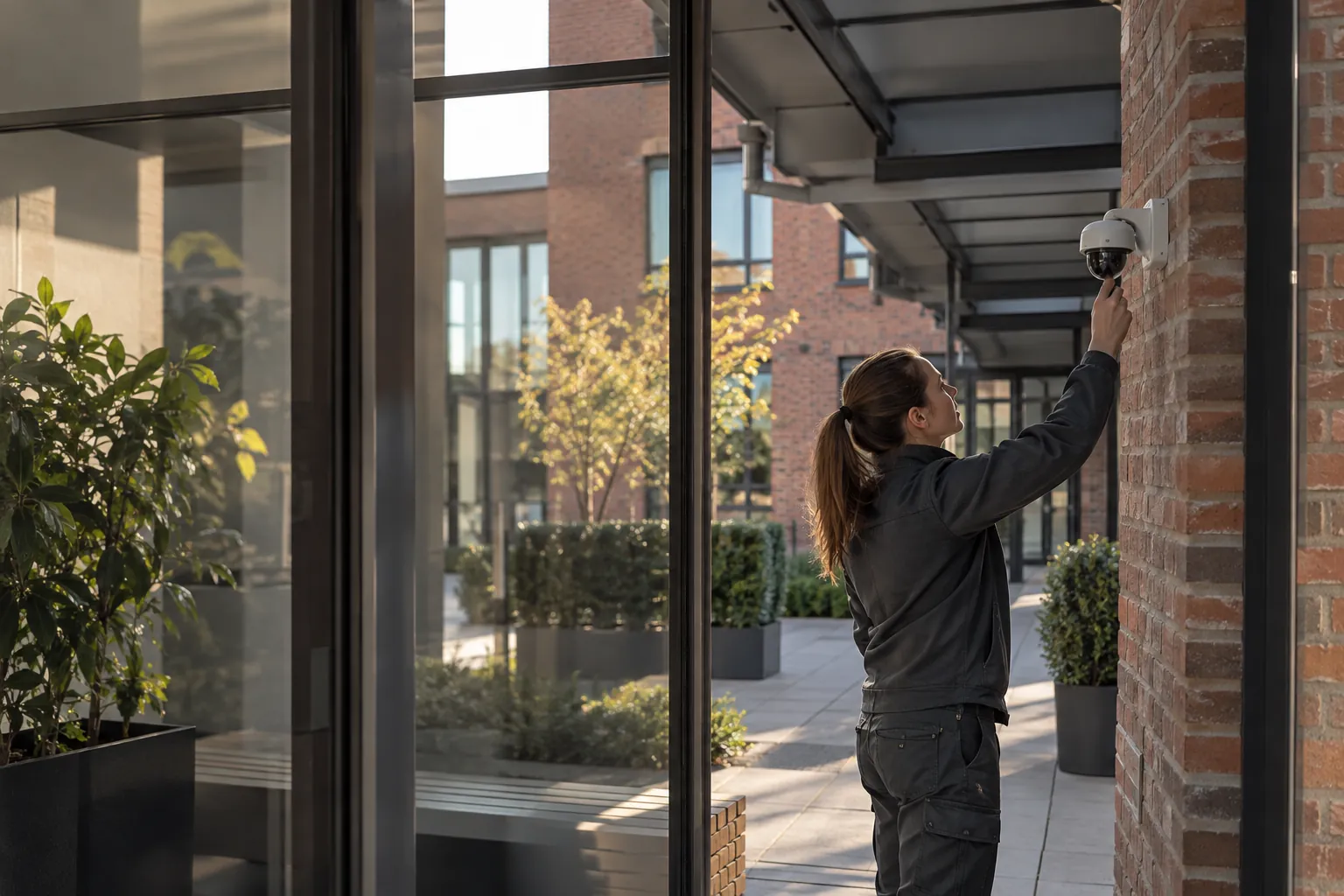 Installed commercial security and network infrastructure