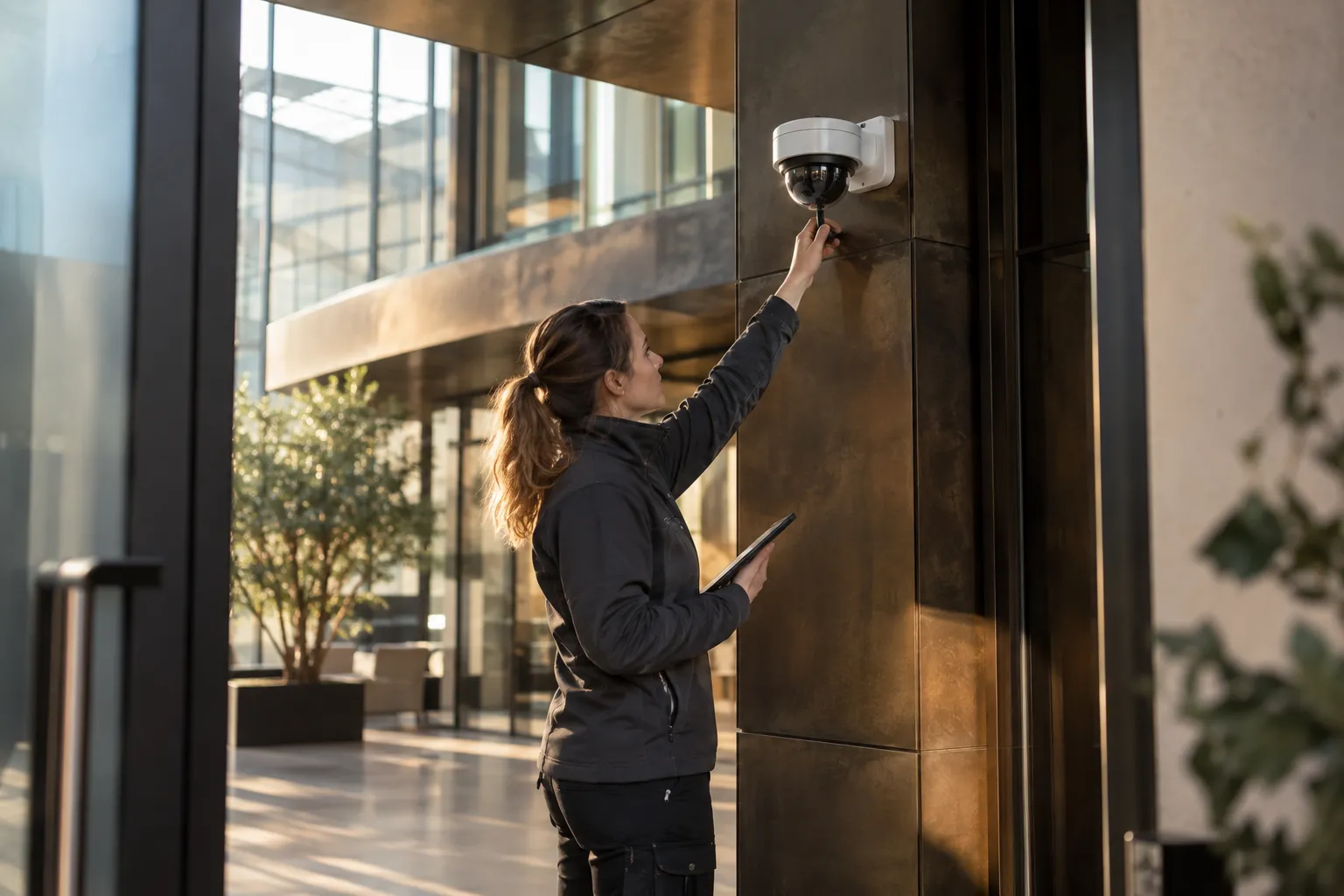 Installed commercial security and network infrastructure