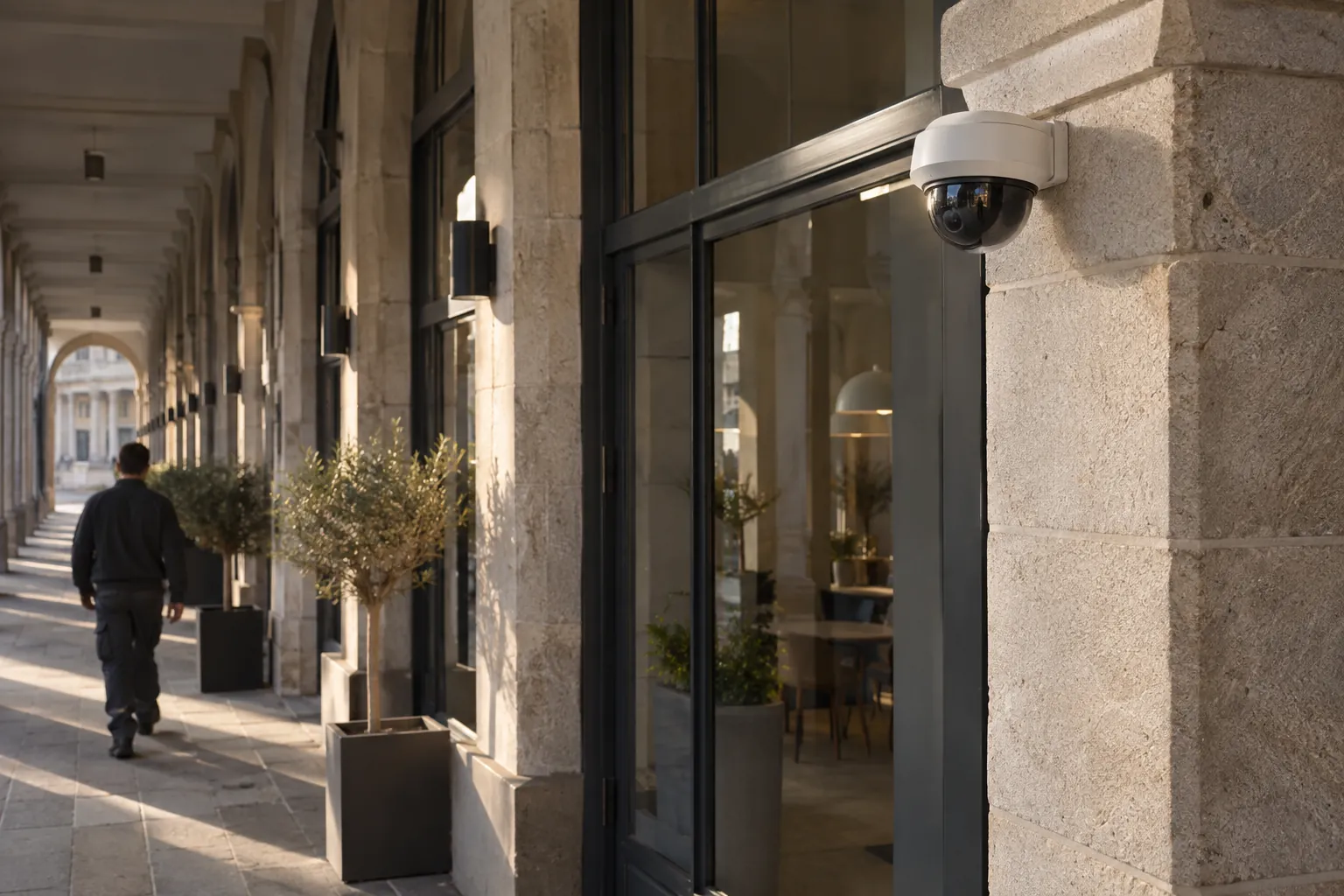 Installed commercial security and network infrastructure