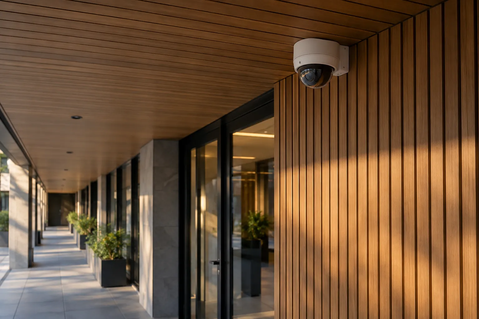 Installed commercial security and network infrastructure