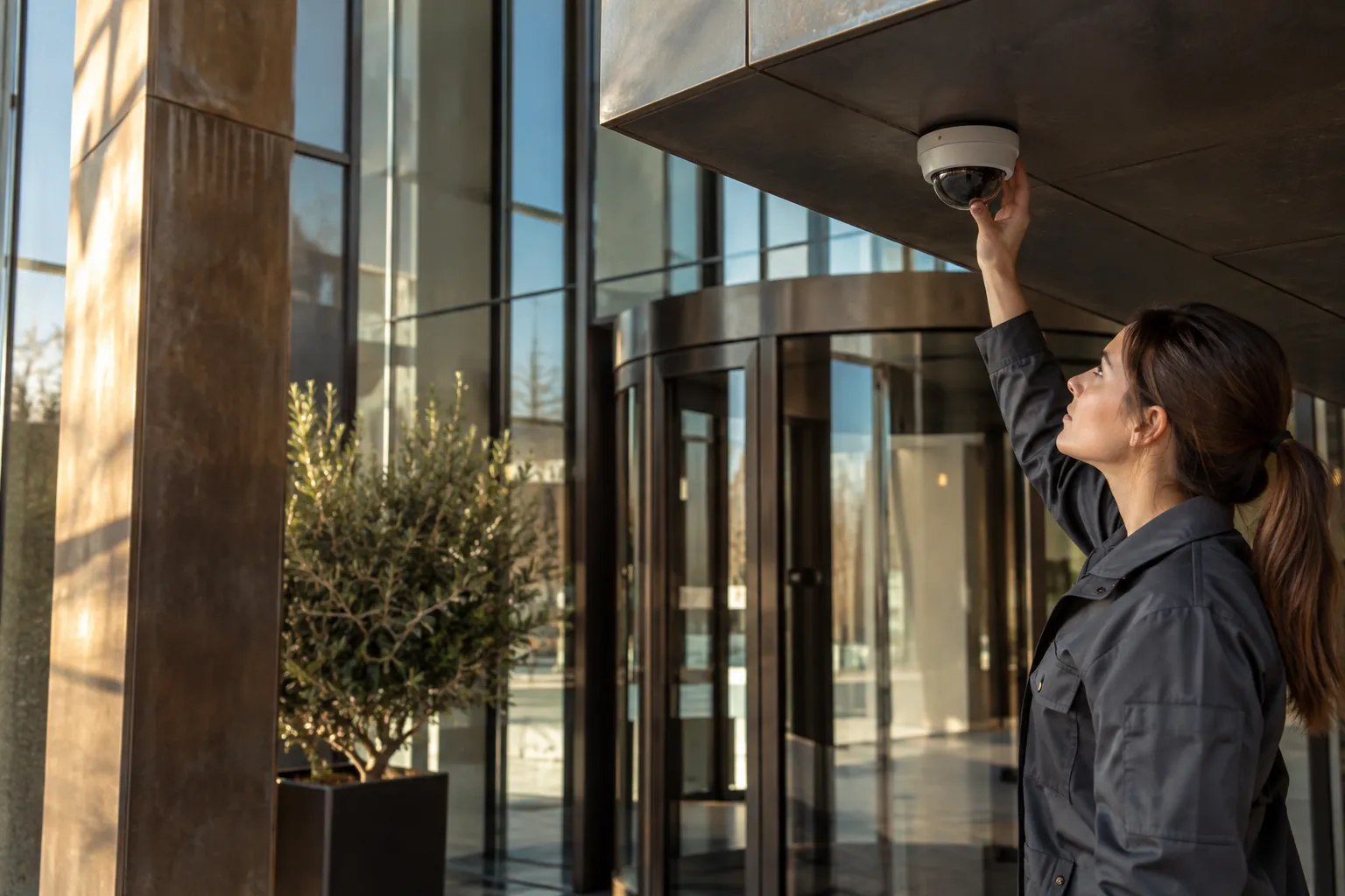 Installed commercial security and network infrastructure