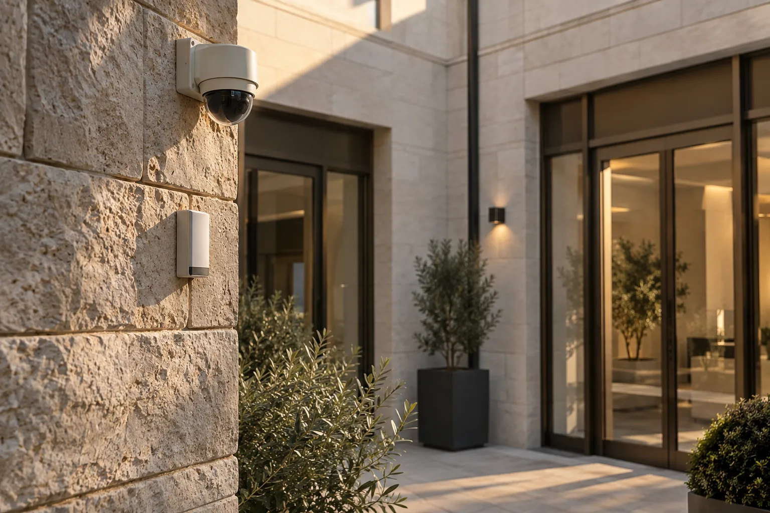 Installed commercial security and network infrastructure