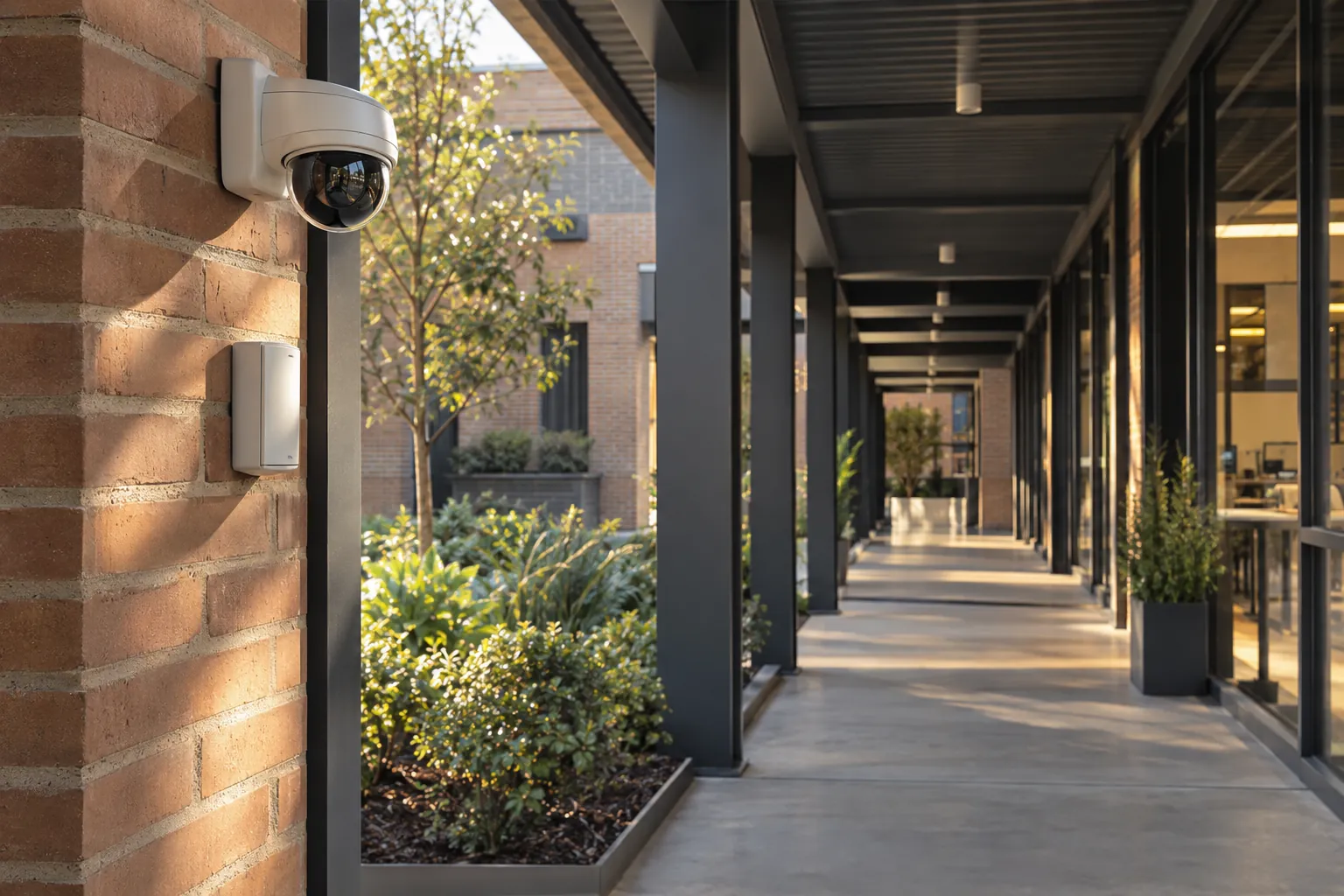 Installed commercial security and network infrastructure