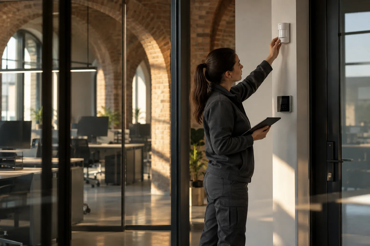 Installed commercial security and network infrastructure