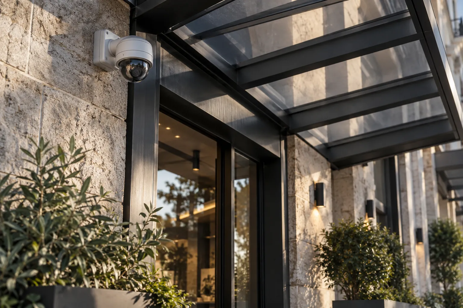 Installed commercial security and network infrastructure
