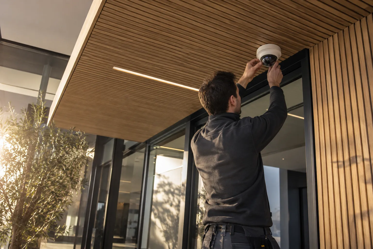 Installed commercial security and network infrastructure