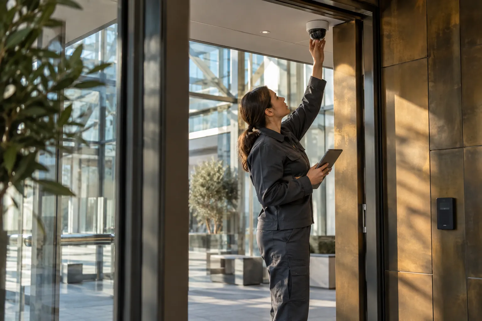 Installed commercial security and network infrastructure