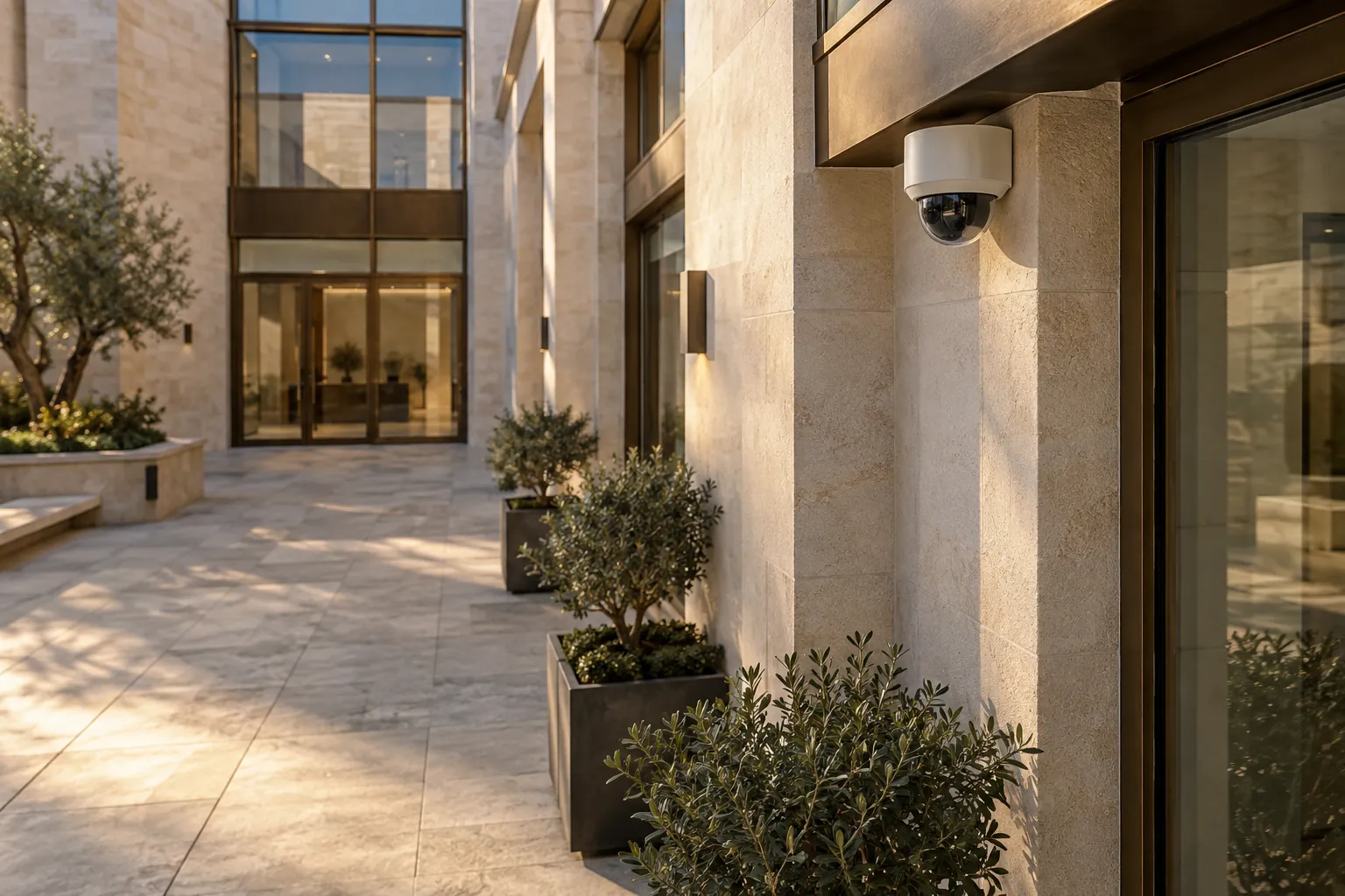 Installed commercial security and network infrastructure