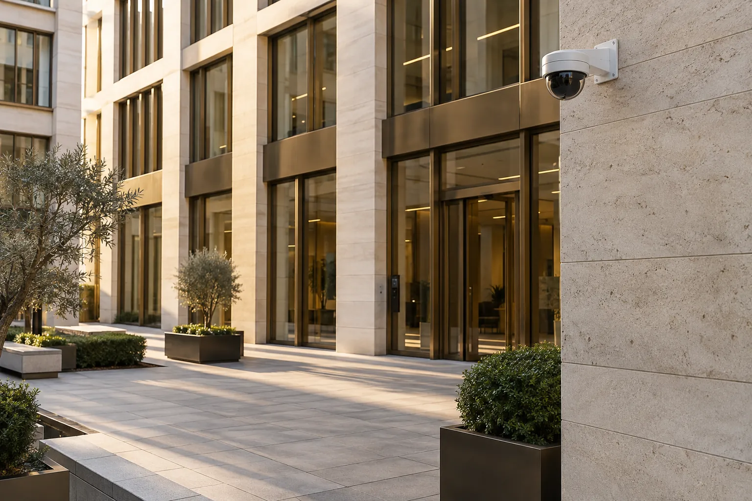 Installed commercial security and network infrastructure