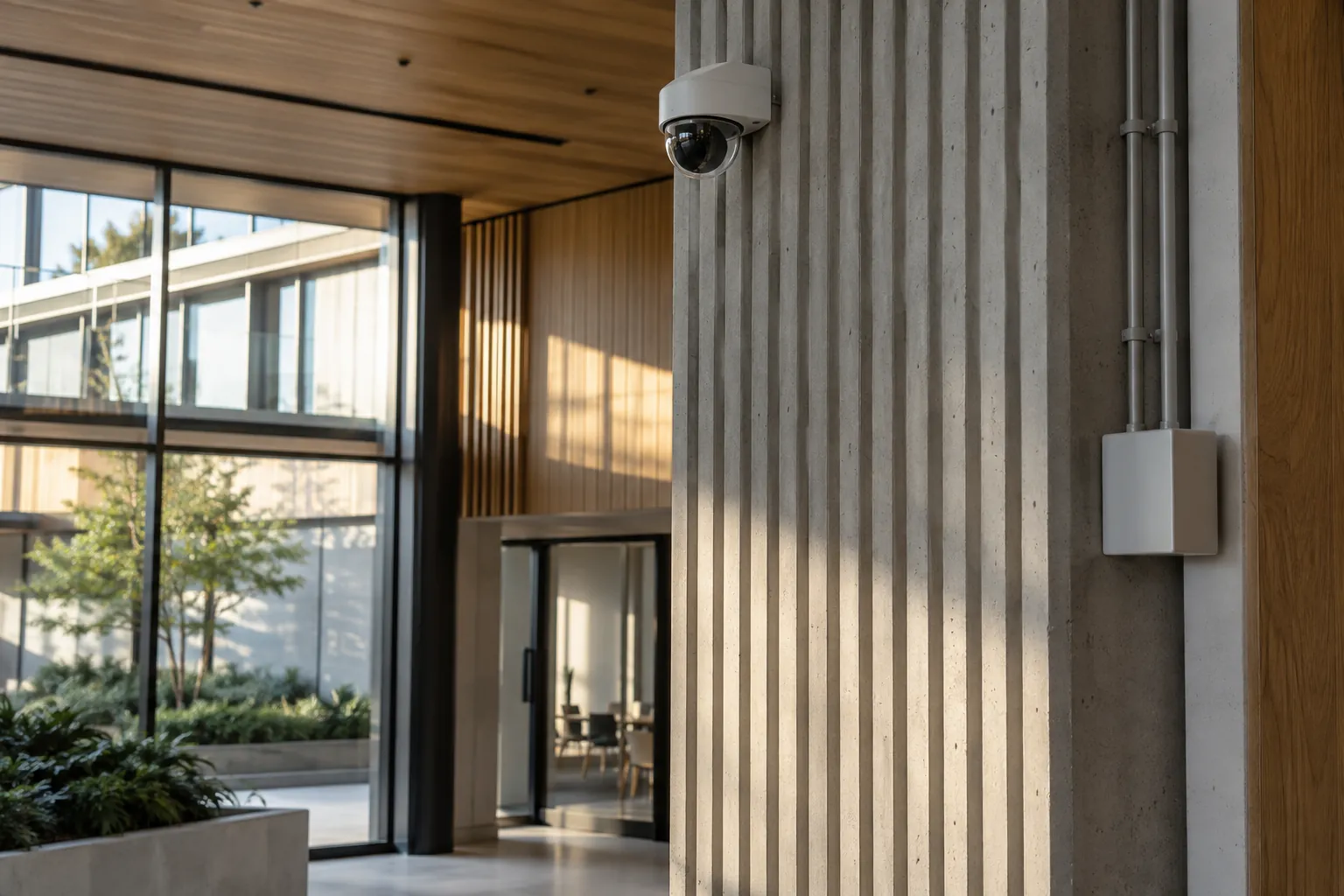 Installed commercial security and network infrastructure