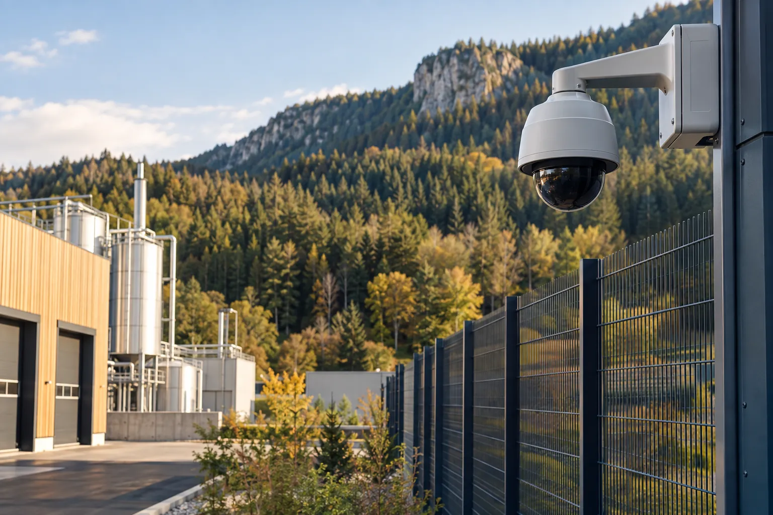 Installed wildfire and smoke detection equipment