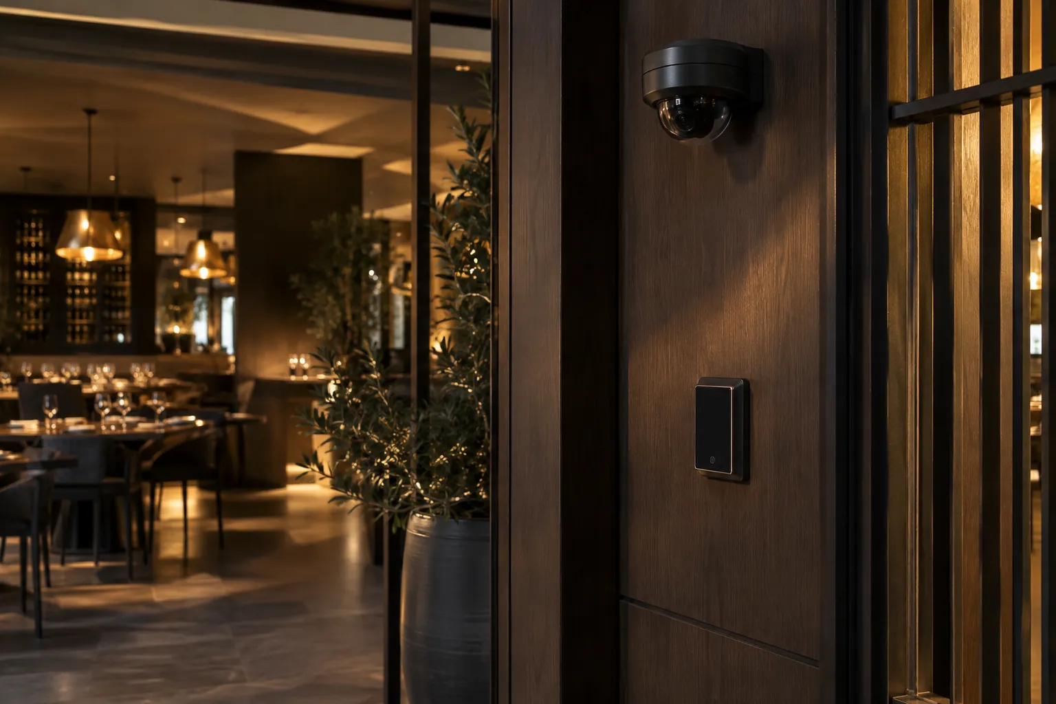 Installed commercial security and network infrastructure