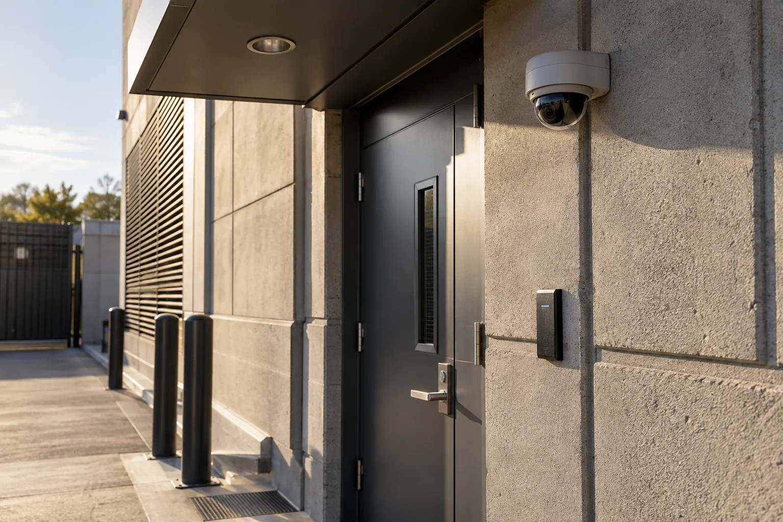 Installed commercial security and network infrastructure