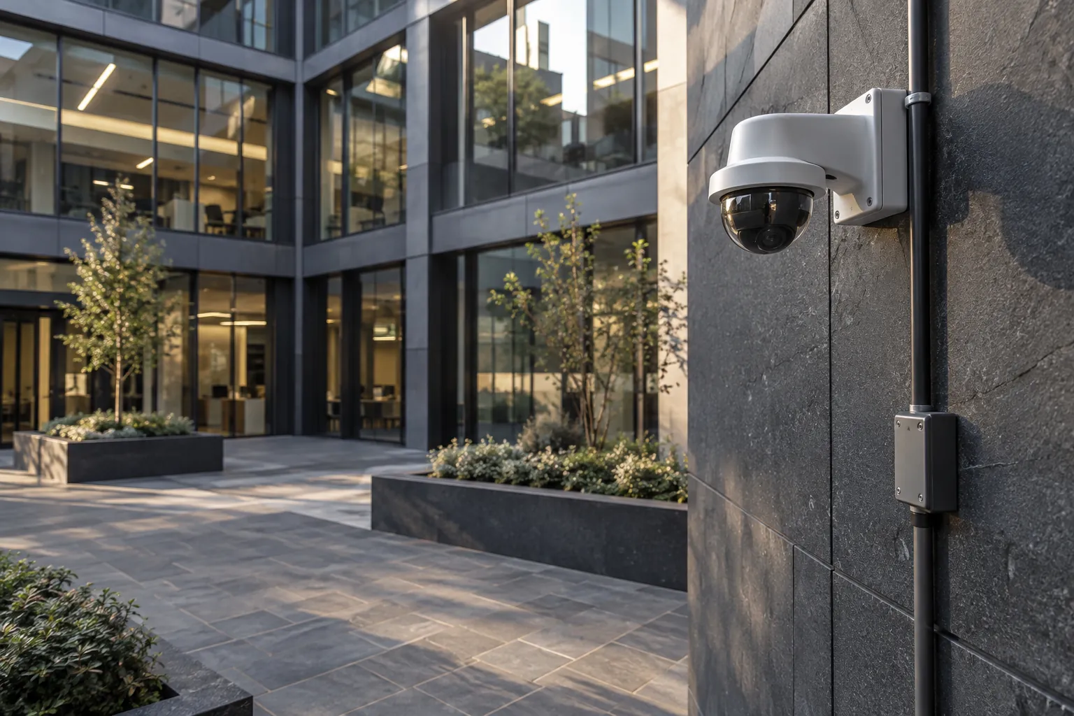 Installed commercial security and network infrastructure