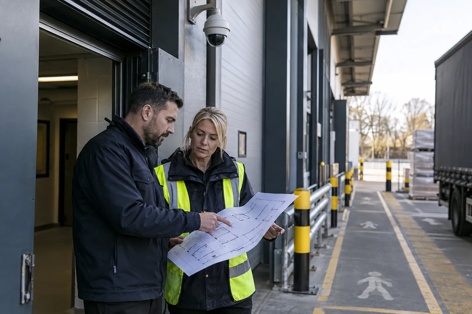 Camera-system detail and commercial environment — AI CCTV in UK Commercial Security: Benefits, GDPR Compliance, and Operational Advantages