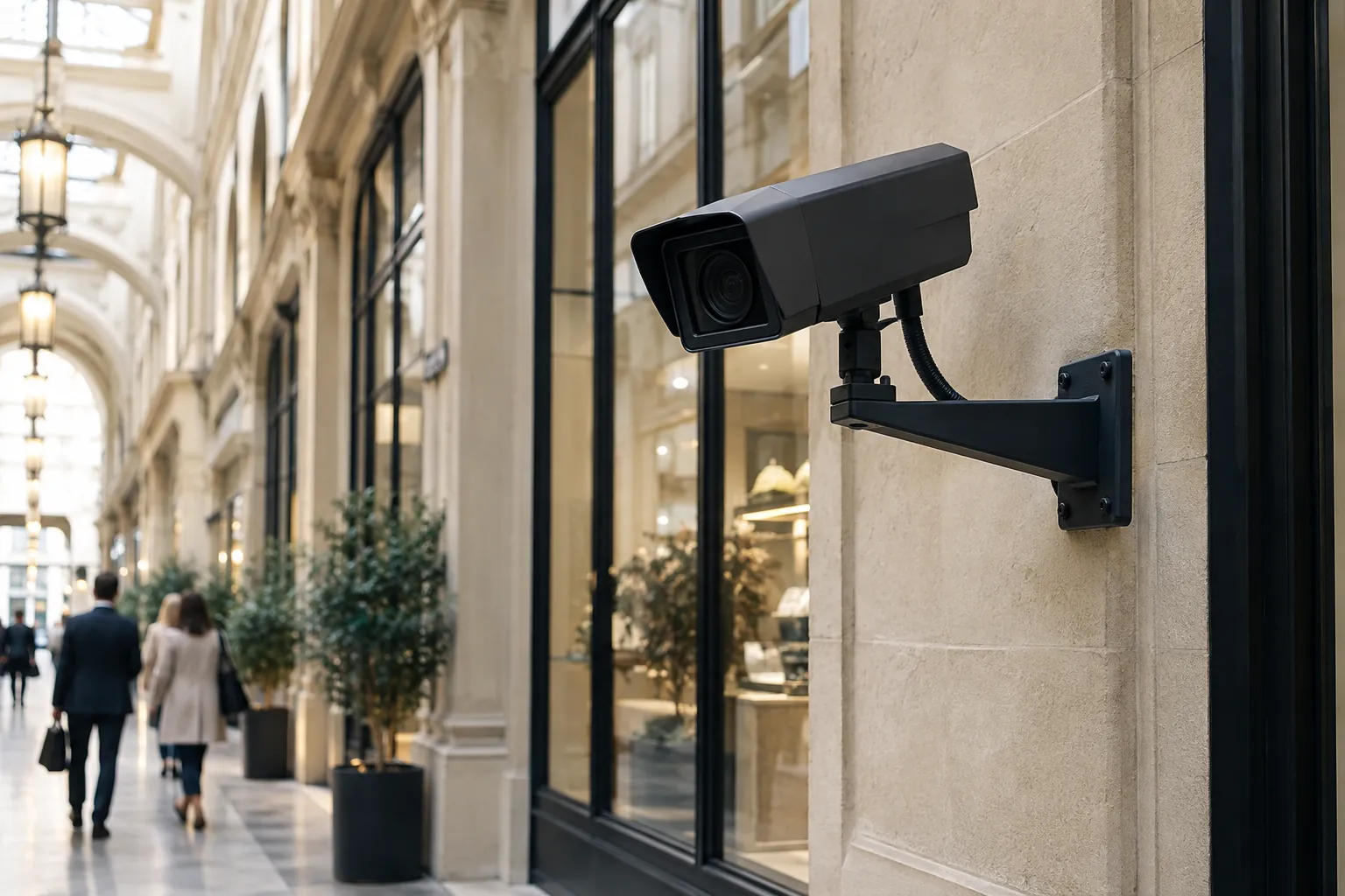 Camera-system detail and commercial environment — How AI-Powered Global Shutter CCTV Revolutionises UK Commercial Security