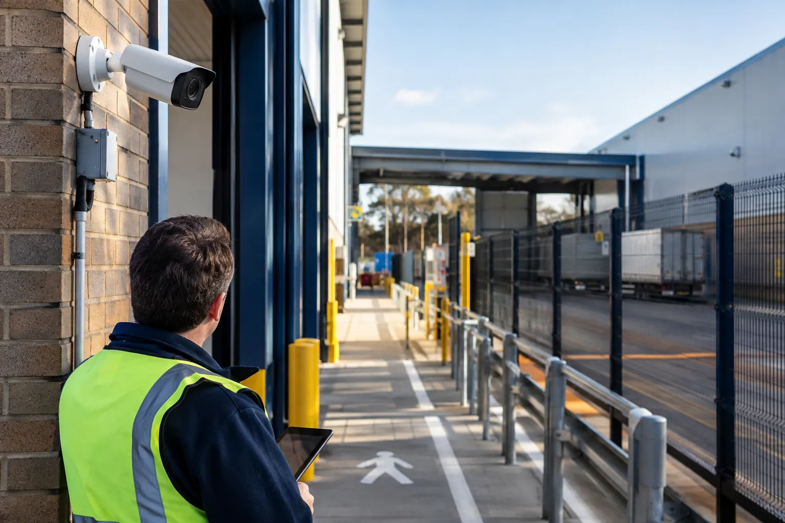 Camera-system detail and commercial environment — AI CCTV Technology for UK Commercial Security: Enhancing Perimeter Detection and Privacy Compliance