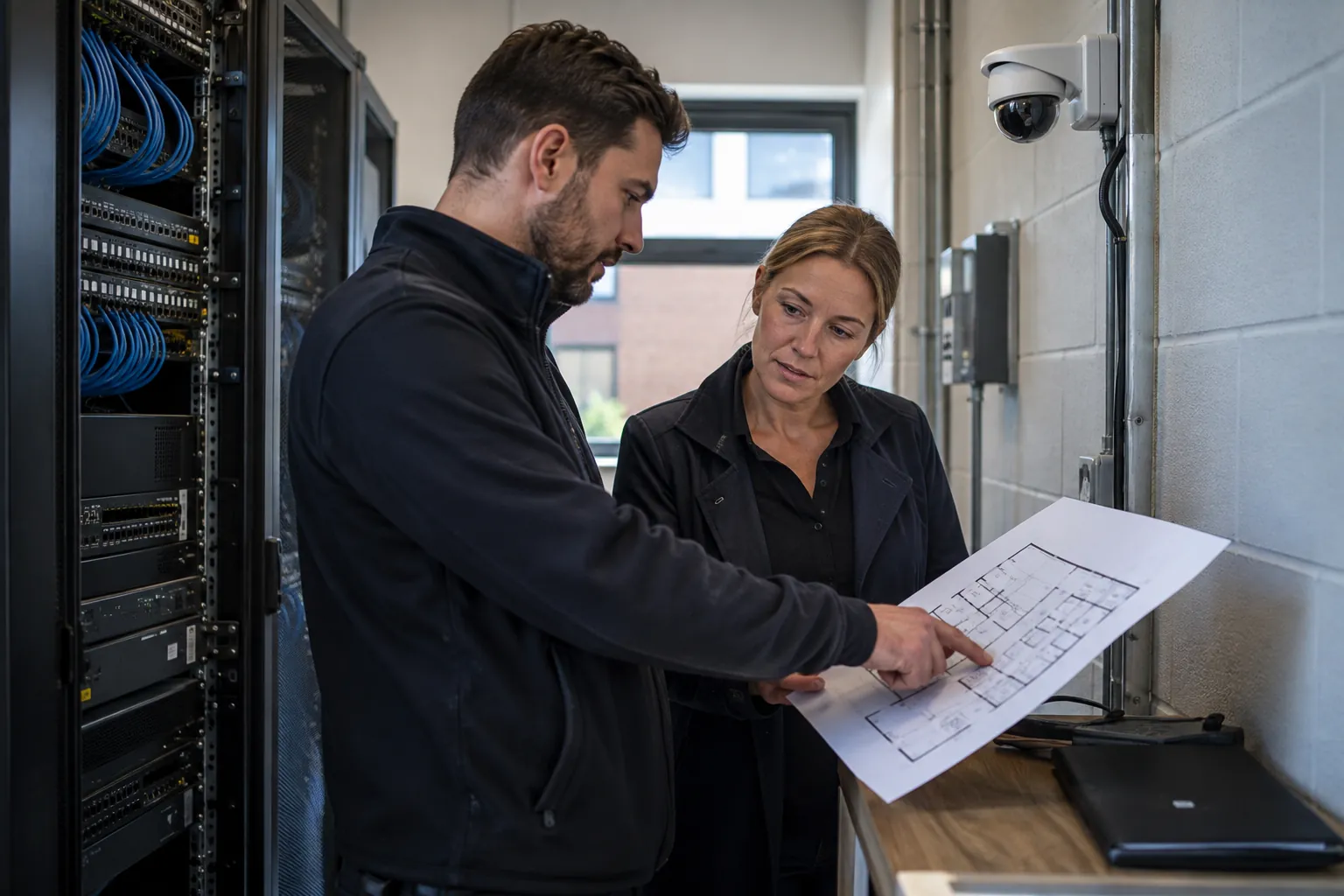 Camera-system detail and commercial environment — AI CCTV Solutions for UK Commercial Security: Balancing Innovation with Privacy