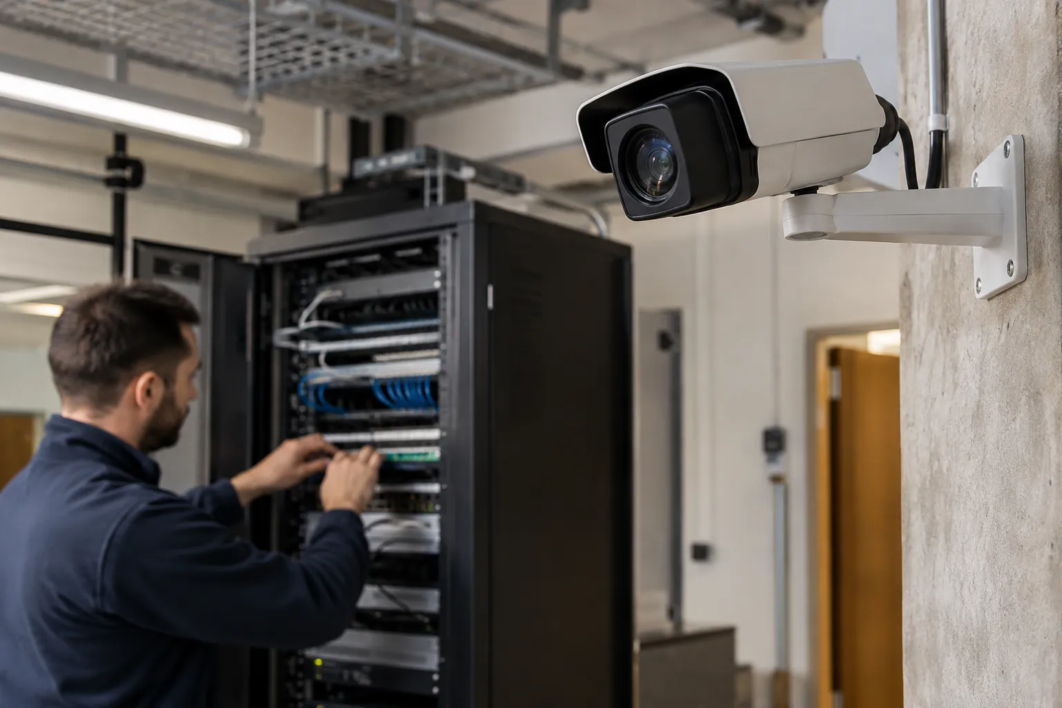 Camera-system detail and commercial environment — Enhancing UK Commercial Security with Advanced CMOS CCTV Technology